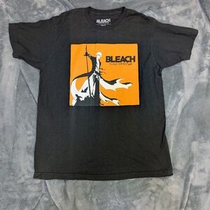 Bleach 1000 Year Blood War Ichigo Key Art Crew Neck Short Sleeve Men's Black T-s